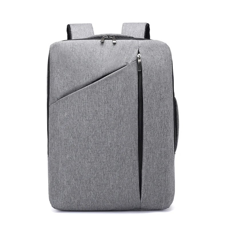 

Canvas Business Men's Backpack Multi Function 15.6 Inch Computer Laptop Bag Large Travel Bag Zipper School Bag for Teenage Boys