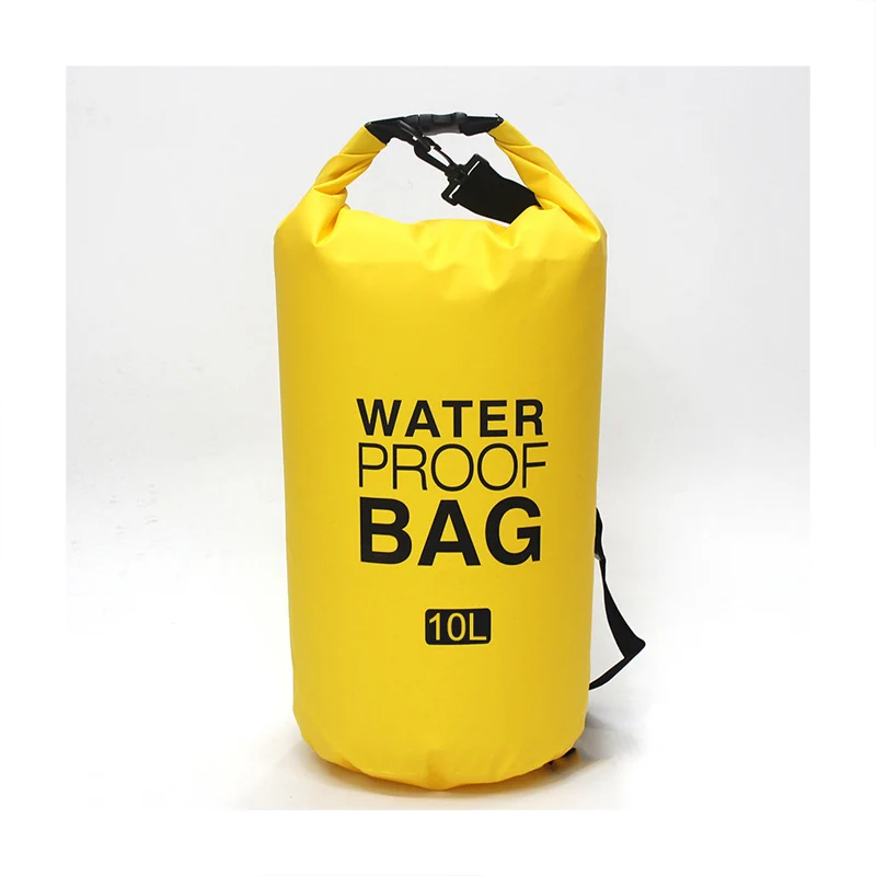 Сумка для плавания сумка для воды 10L 15L 20L водонепроницаемая сумка для хранения сухой мешок для наружного приключения Кемпинг Canyoneering Sailing Surfing - Цвет: 10L Yellow