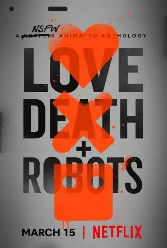 

P-4573 Love, Death & Robots Poster Animated TV Series Fabric Cloth Wall Pictures Art Canvas For Living Room