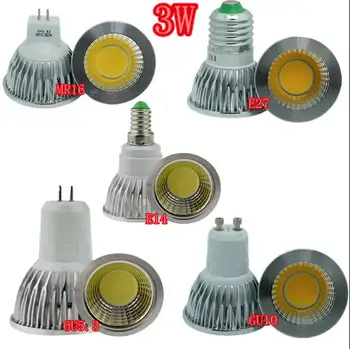 オンライン 超明るい3ワット5ワット7ワットac85〜265ボルトe27 E14 Gu10 Mr16 12ボルトled電球スポットライトcob Ledランプ電球ライト
