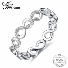 

Jewelrypalace Authentic 925 Sterling Silver Ring Infinity Love Finger Rings For Woman Fashion Wedding Anniversary Fine Jewelry