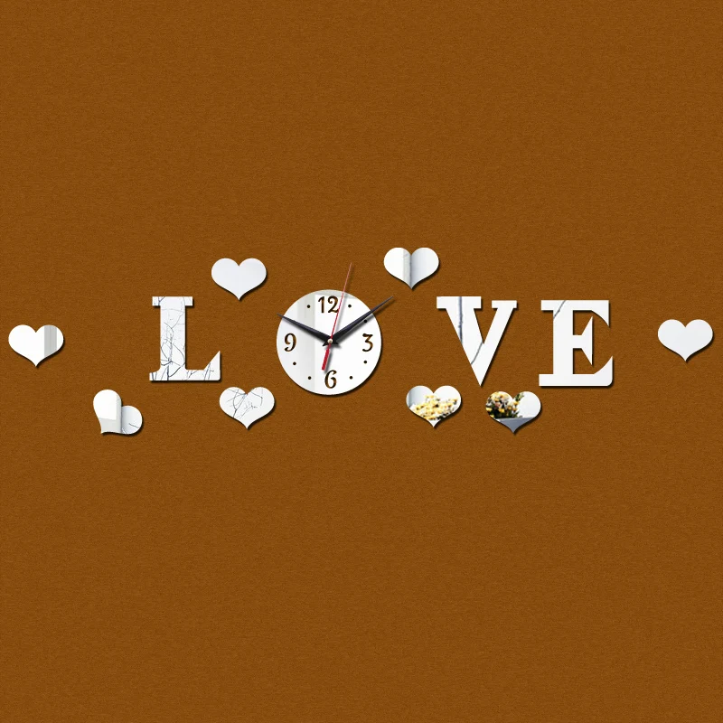 

Special offer fashion wall clock Quartz Home Decoration diy clock Acrylic Mirror Wall modern design bedroom