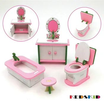 

Diy fashion mini kitchen Restaurant Bedroom Lounge toys crafts toy doll house kitchen pretend play happy classic toy for child