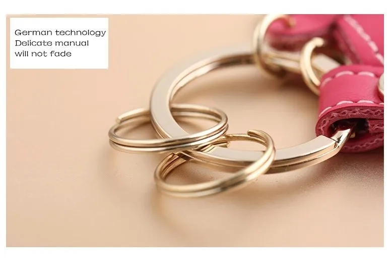 Milesi брелки для пар женщин из искусственной кожи мужской держатель для ключей ключи подвеска дизайн брелок для влюбленных подарок K0171