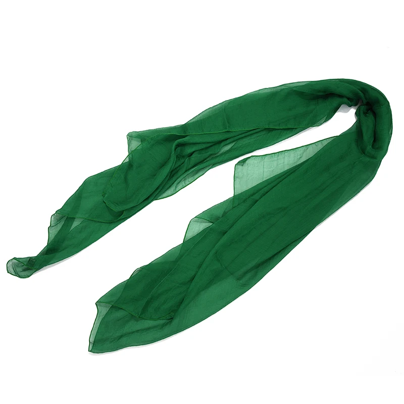

Grass Green Trendy Summer Care Solid Color Scarf Shawl For Women