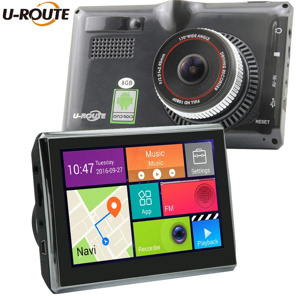 5" Wifi Android 4 Car DVR GPS Navigation Parking Dash cam Tablet PC