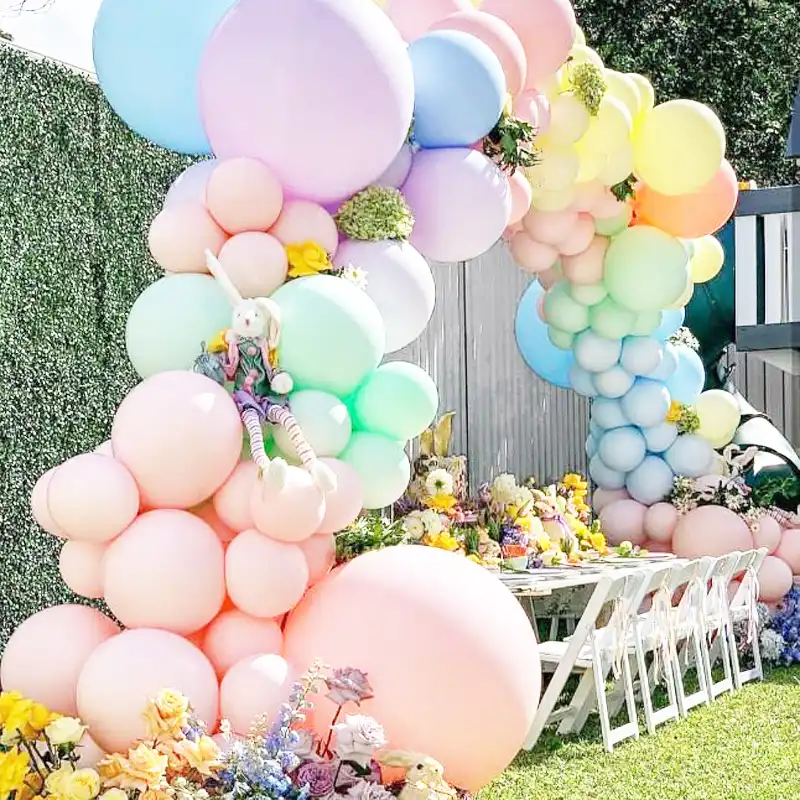 5 12 18 36 Pouces Macaron Bonbons Pastel Ballons Latex Rond Helium Ballon Arc Decor Fete D Anniversaire Ballons Aliexpress