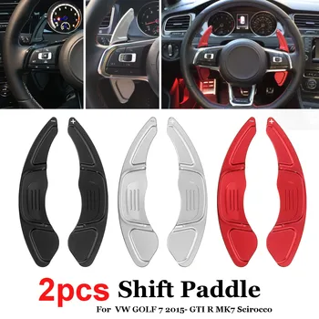 

Pair Car Aluminum Steering Wheel Shift Paddle Shift for Volkswagen VW GOLF 7 2015- GTI R MK7 Scirocco Car Styling