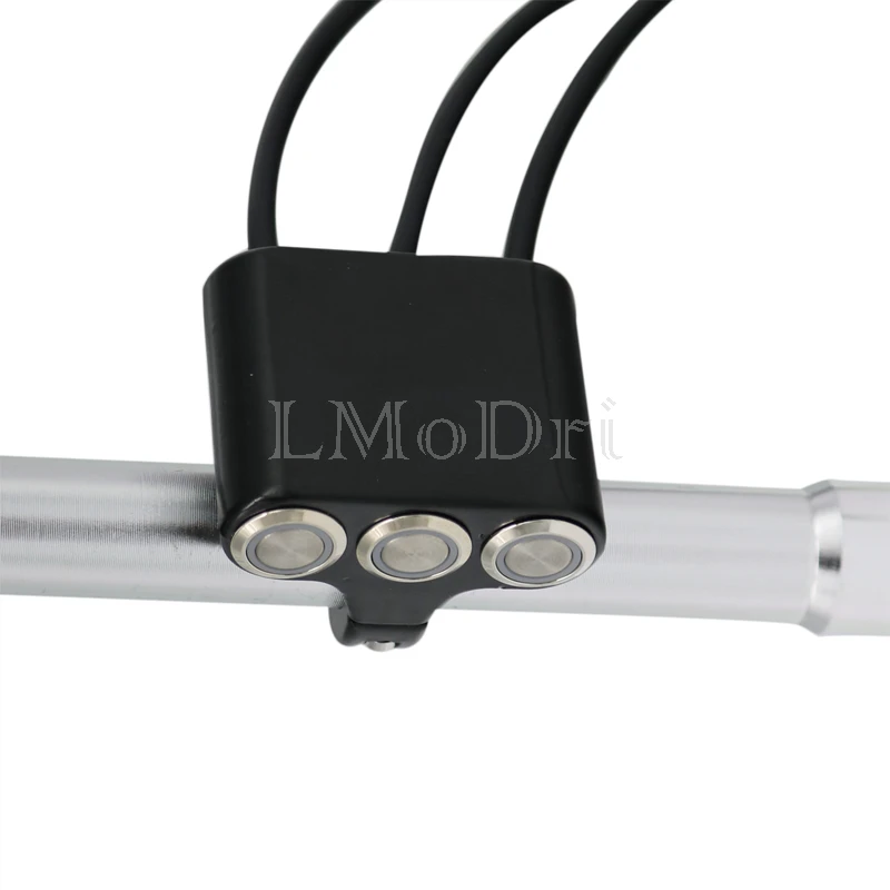 Мотоциклетный выключатель LMoDri 22 мм на руль с индикатором|motorcycle switch|handlebar mount