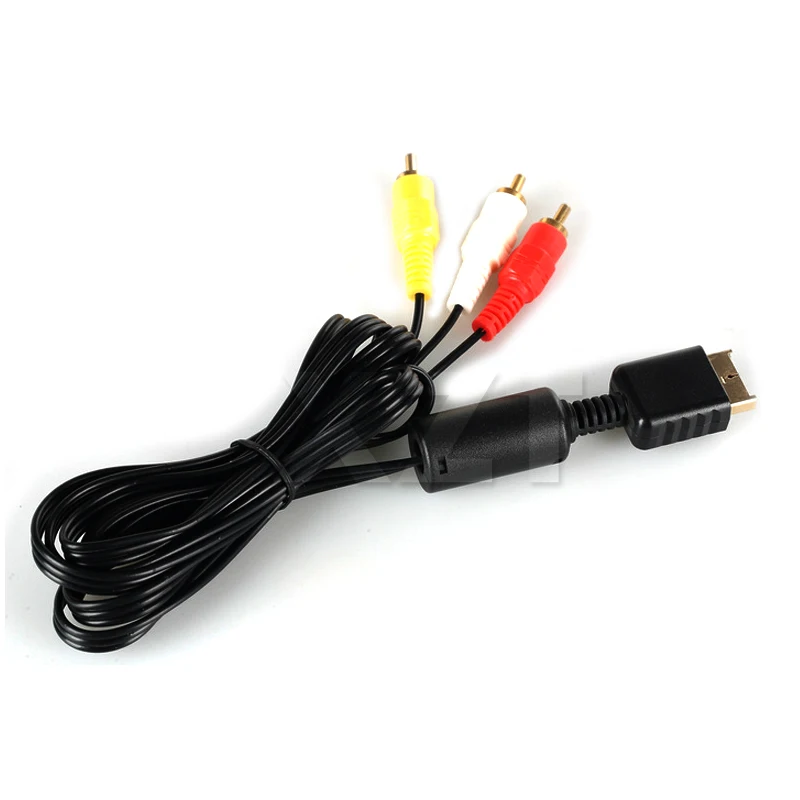 

1pcs Unisex RCA TV 3RCA Adapter Cable Audio Video AV Cable for Sony Playstation 2 3 PS2 PS3 Multimedia 1.8 M M/F NEW