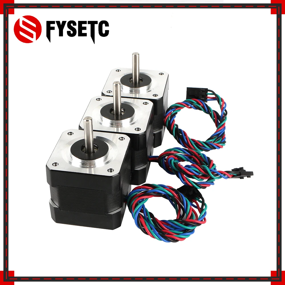 Prusa i3 MK2 MK2S MK3 3d Printer Extruder Motor X-axis Y-axis Motor NEMA17 1.8 Degree 42 Stepper Motor For Prusa i3 MK2 MK3 MK3S 3d printer 42 stepper nema17 motor extruder motor x axis y axis 1 8 degree 1 5a 2 phase 4 wires motor for prusa i3 mk2 mk3 mk3s