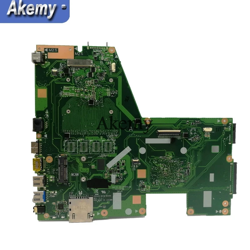 Akemy X551CA محمول اللوحة الأم ل ASUS X551CA X551CAP X551C X551 F551C F551CA اختبار اللوحة الأصلية 1007U 1 xSlot