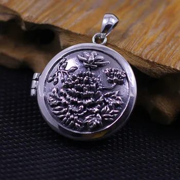 

Personality Silver Product Thai Silver Sterling Silver Jewelry Ms Peony Pendant