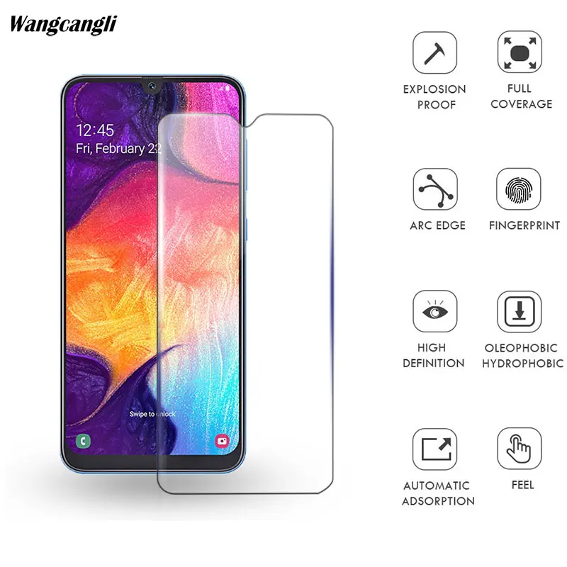 Для samsung Galaxy a50 закаленное стекло защитное на экран телефона 9H Защитная пленка для