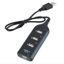 Cewaal компьютер Тетрадь проводной USB 2,0 High Скорость 4-Порты и разъёмы Splitter адаптер концентратор