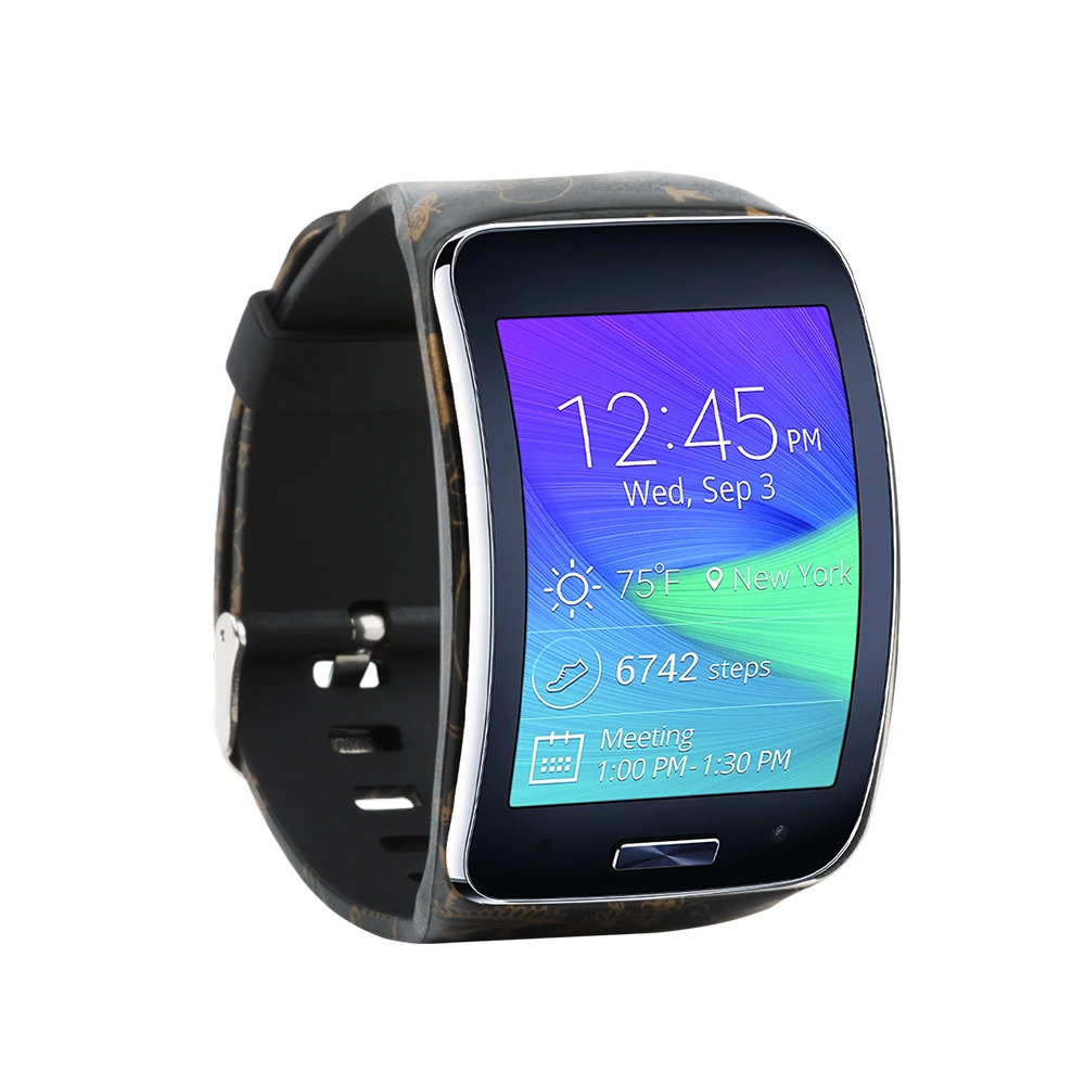

(SXHS750) N00*02 Replacement wristband Replacement Bracelet Strap Band for Samsung Gear S R750 Smart Watch SM-R750