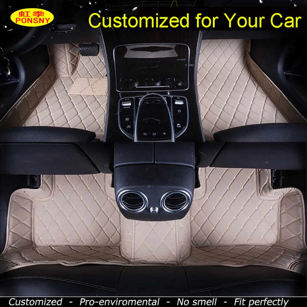 Ponsny Car Floor Mats Specially For Volvo C30 S40 S60 V60 S80 Xc60