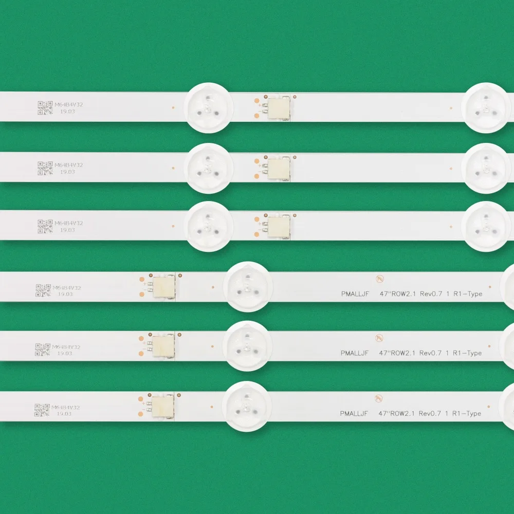12 шт х 4" Светодиодная лента-подсветка для LG AGF78400801 LC470DUE-SFR1 LC470DUG-JFR1 6637L-0024A 6916L-1527A/1528A/1547A/1529A