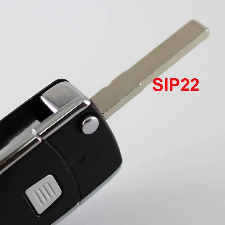 SIP22 New Style Fiat Modified flip remote key case Shell with grooved inside (3)-1
