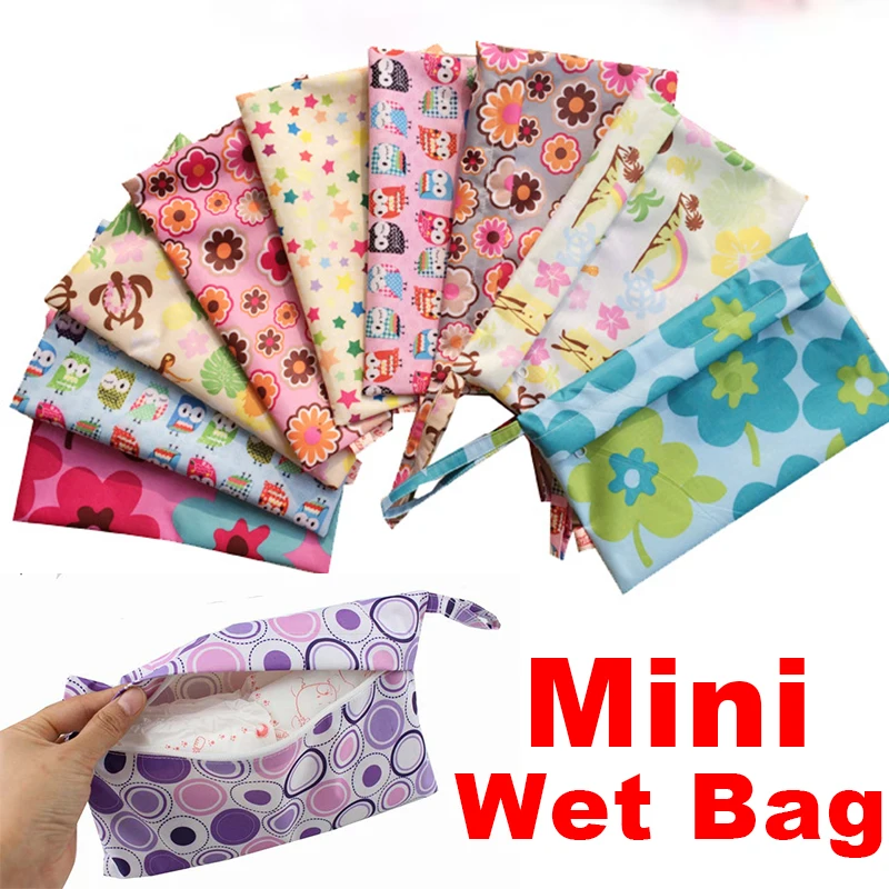 Reusable Waterproof Mini Small Wet Dry Diaper Bag Pouch For Menstrual