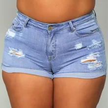 Джинсовые шорты женские летние короткие джинсы Feminino размера плюс для тренировок сексуальные джинсовые короткие штаны Spodenki Damskie Jeansowe