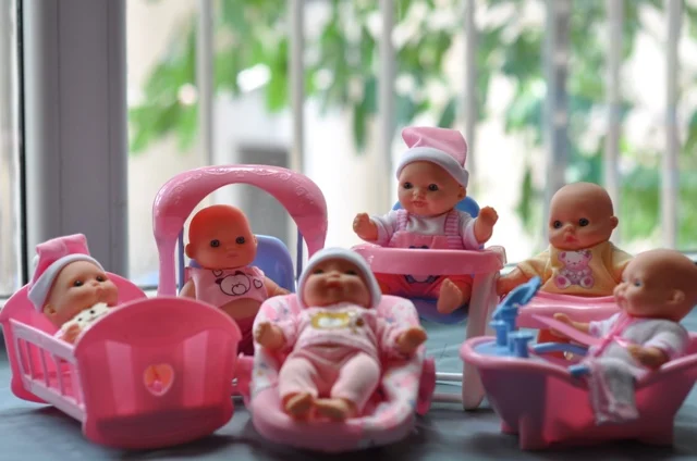 Виниловые Мини куклы для детской комнаты 5 дюймов 1 шт.|bath baby doll|vinyl dolldolls kids |