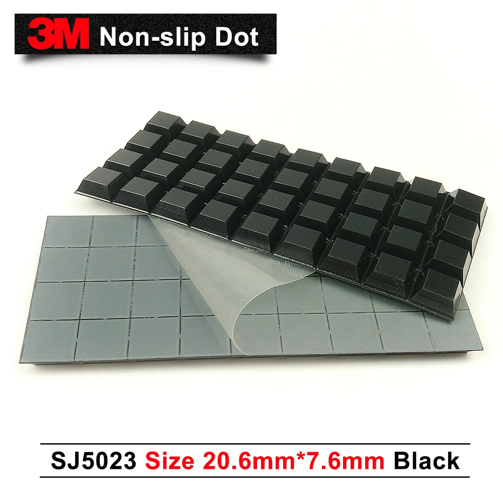 3 м клейкая лента в горошек SJ5023/черный цвет/hemiphere/W20.6mm* H7.6mm/1000 шт. в коробке Нескользящие ленты