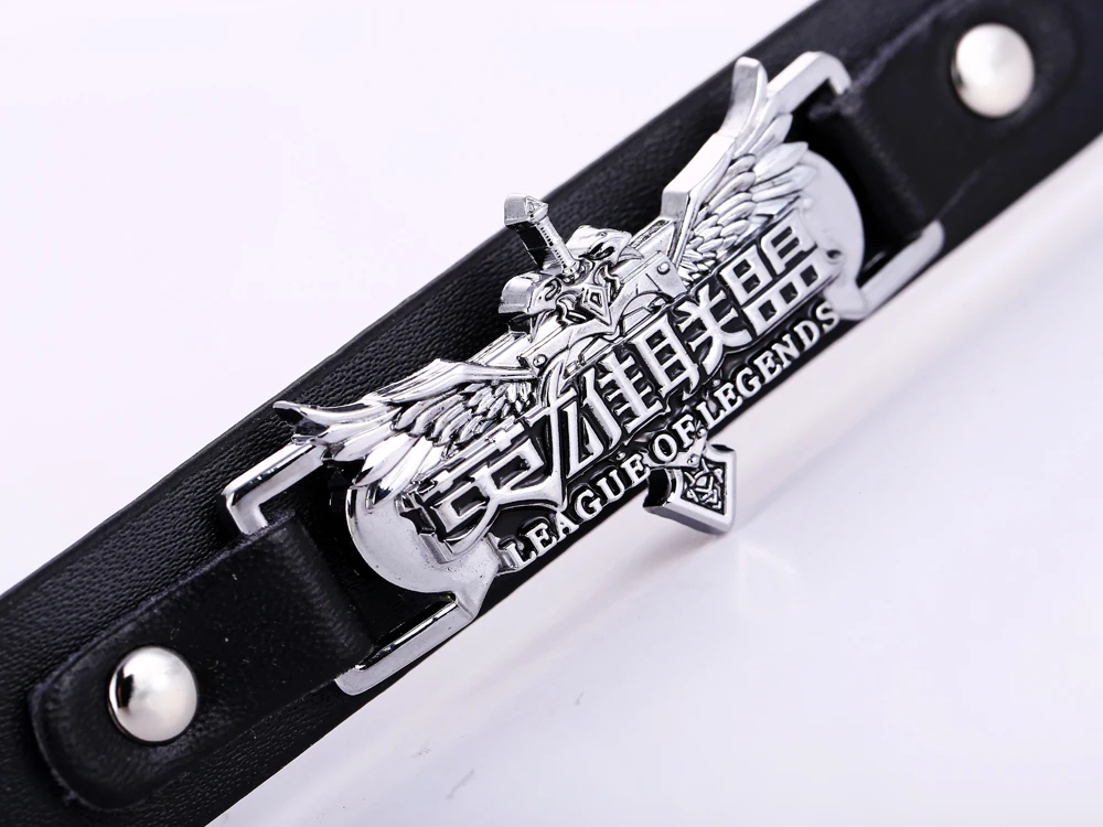 Мужской кожаный браслет в стиле Игры Black League & Legends|leather wrap bracelet|wrap braceletfriendship bracelets |