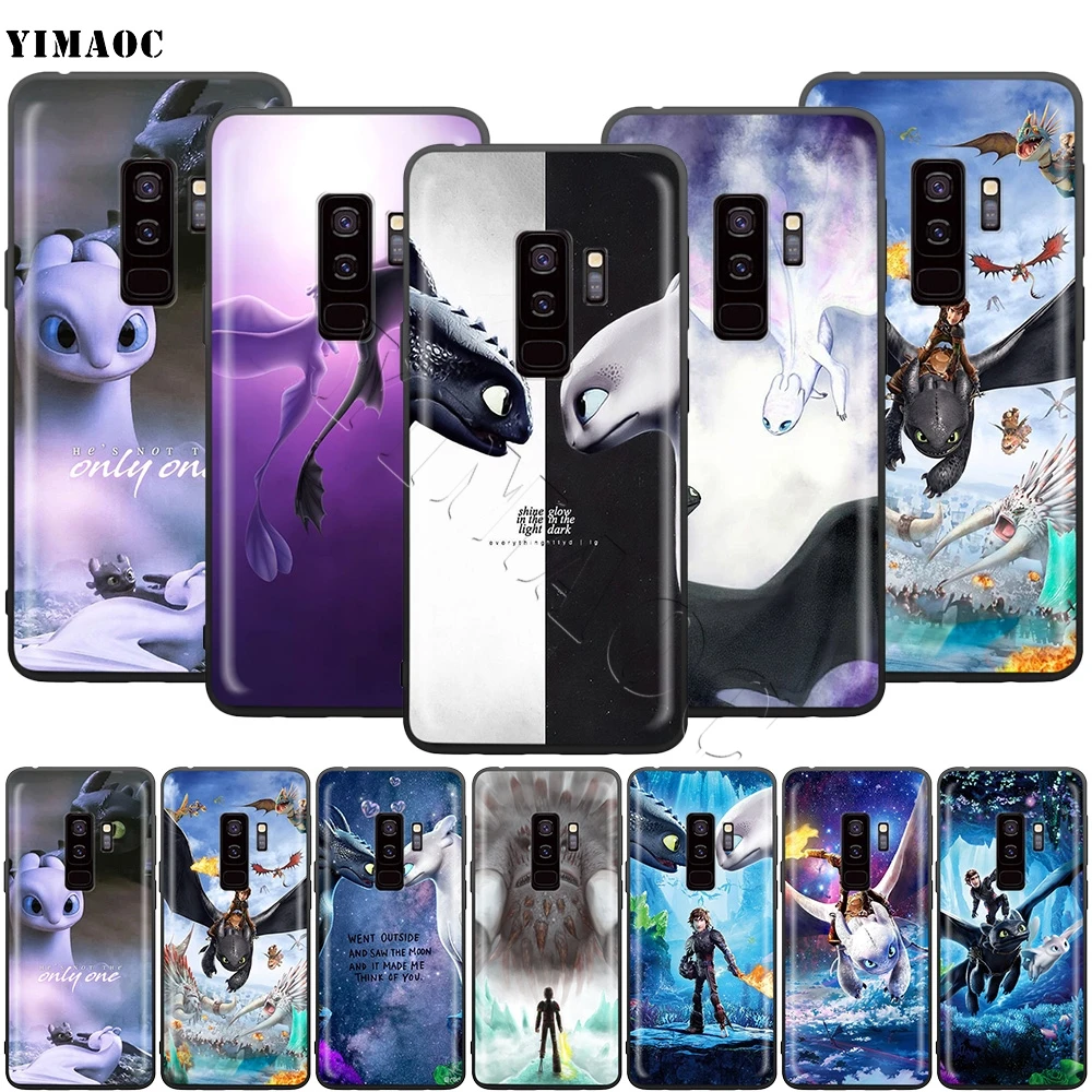 

YIMAOC Toothless How To Train Your Dragon Soft Silicone Case for Samsung Galaxy S6 S7 Edge S8 S9 Plus A3 A5 A6 Note 8 9
