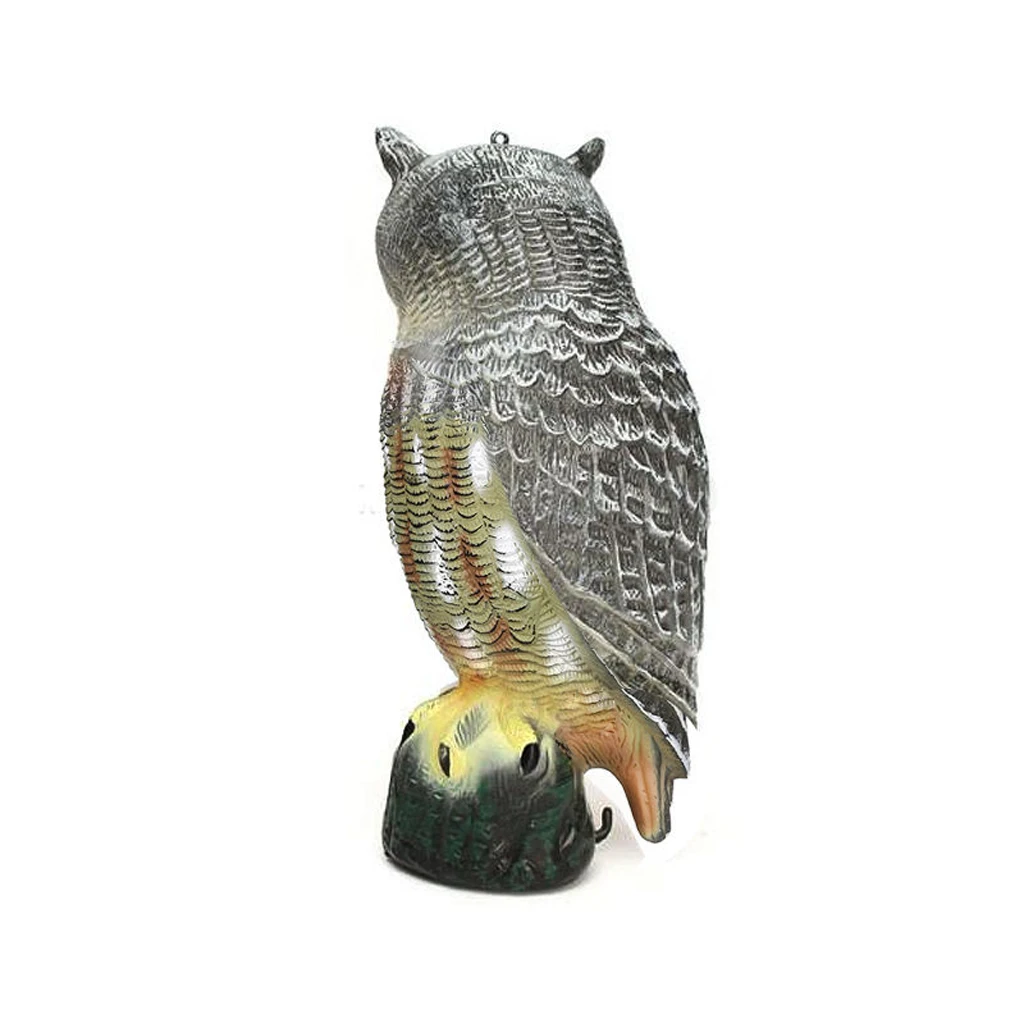 Owl Decoy Garden Bird Rodent Deter Scarer Weed Pest Control Scarecrow Decor Garden Ornament Supplies