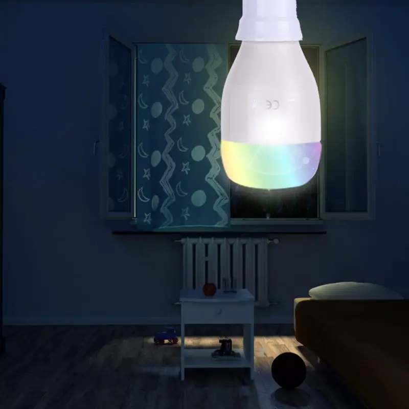 WIFI Remote Control LED Smart Bulb E27 6W Voice Control Intelligent