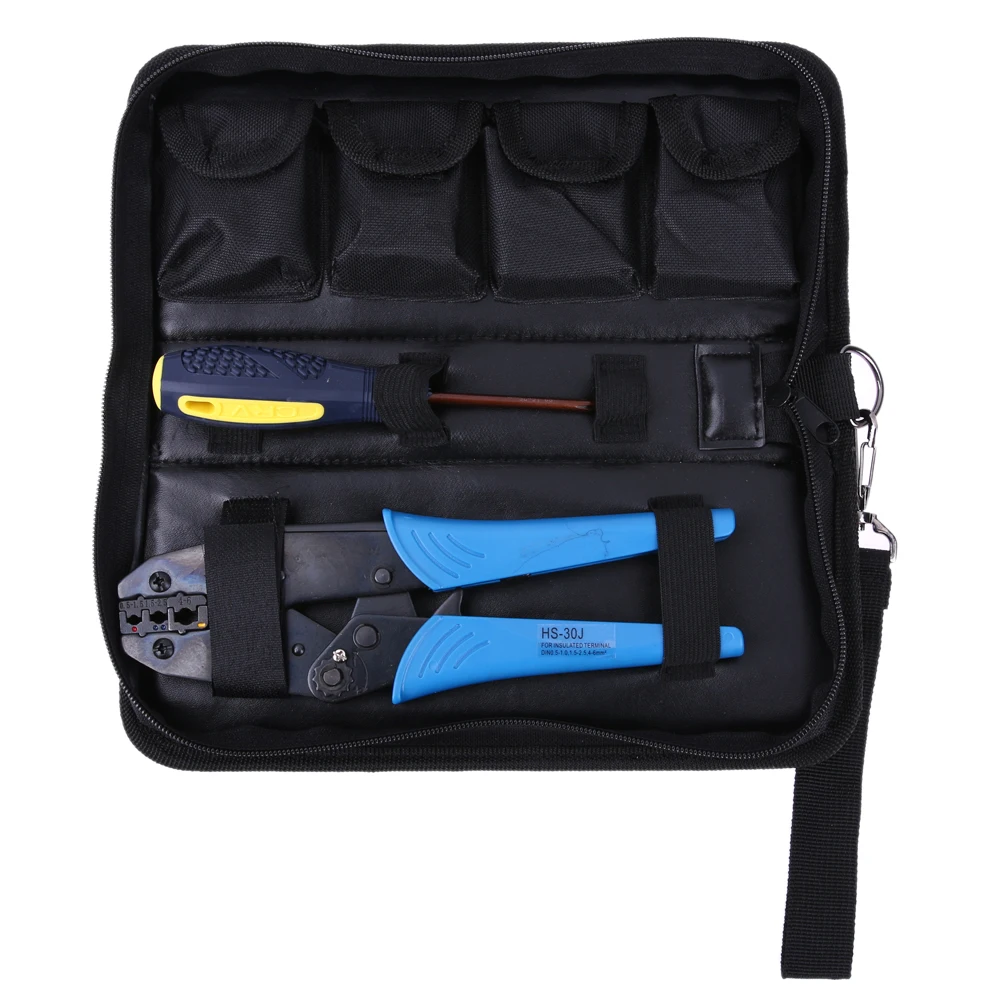 

Crimping Tool Image to Zoom 5 Dies Ratchet Crimper Crimping Tool Kit Multi Tools Hands Pliers Mini Oxford Bag Combination Tool