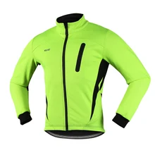 Thermal Cycling Jacket Winter Warm Up Fleece Bicycle Clothing Windproof Sports Coat MTB Bike Cycling Jersey