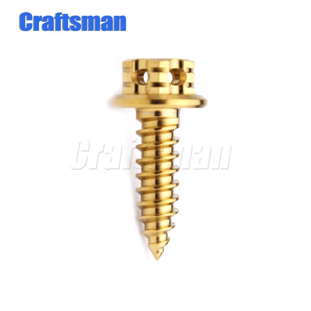 Craftsman titanium Ti M4x17 M5x17 6x17 5x20 мм самонарезающая Кнопка Torx фланцевый болт с головкой