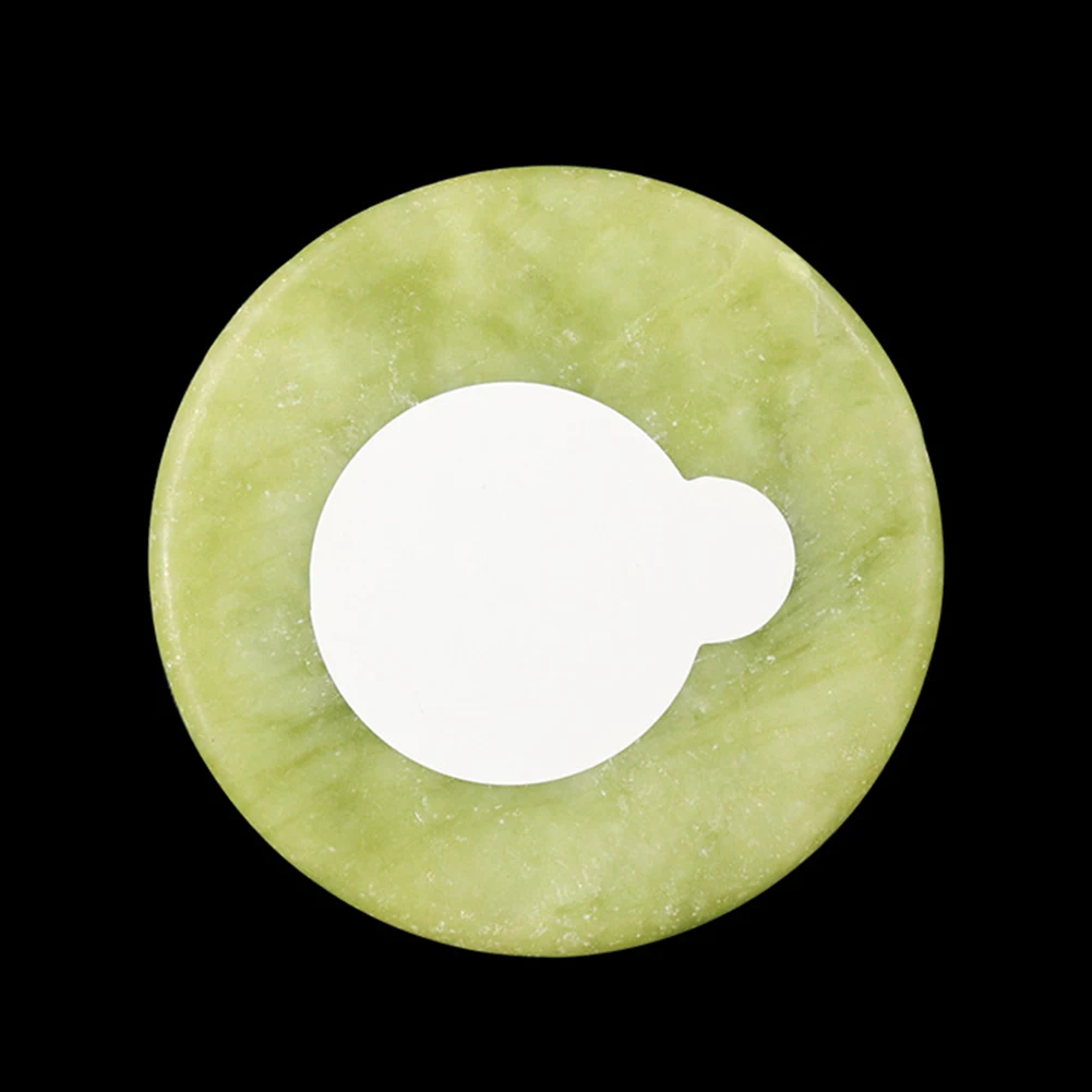 

Green Round Artificial Jade Stone False Eyelash Extension Glue Adhesive Pallet Pad Reusable Glue Pad Eyelash Glue Make up Tools