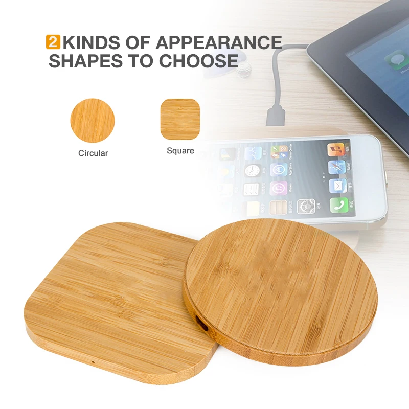 

Real wood Qi Wireless Charger Charging Pad Mat For iPhone 8 Plus X for Samsung Galaxy S6 S7 S8 type C gift