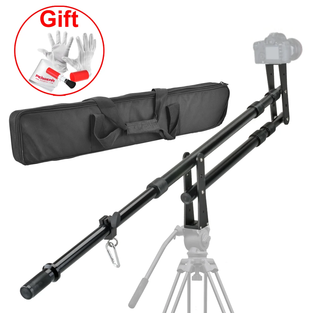 170cm Mini Jib Crane Portable Pro DSLR Video Camera Crane Jib Arm Standard Version with Bag P0008254