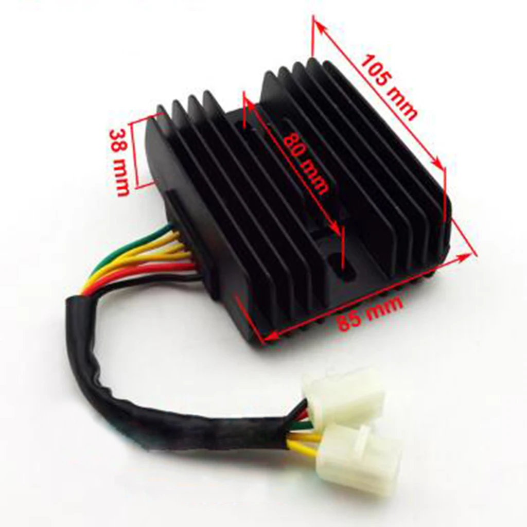 6 Wires Voltage Regulator Rectifier for CF250cc ATV Go Kart Moped Scooter Voltage Regulator Rectifier 