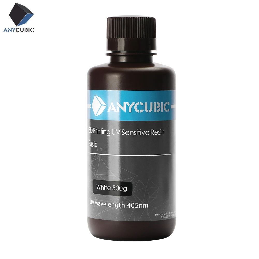 

3 Bottles ANYCUBIC UV Resin 500 ml For Photon 3D Printer 410nm LCD UV Sensitive Normal Dental Castable Liquid Printing Material