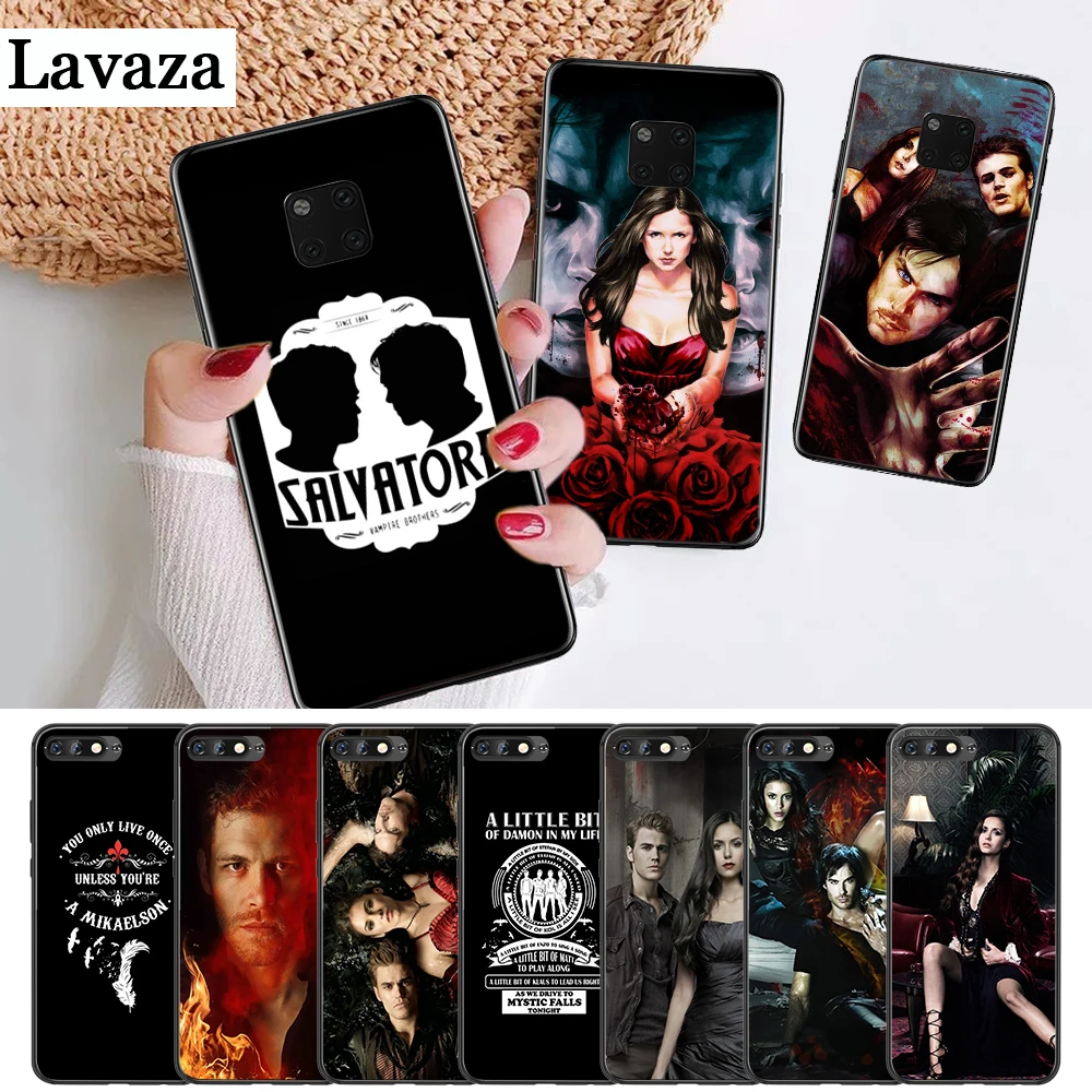 

Lavaza e The Vampire Diaries Colorful Silicone Case for Huawei Mate 10 Pro 20 Lite Nova 2i 3 3i 4 Y5 2017 Y6 2018 Y7 Prime Y9