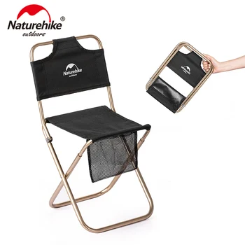 

Naturehike Portable Ultralight Small Campstool Outdoor Camping Chair Folding Stool Fishing Beach Alluminum Alloy ChairNH18M001-Z