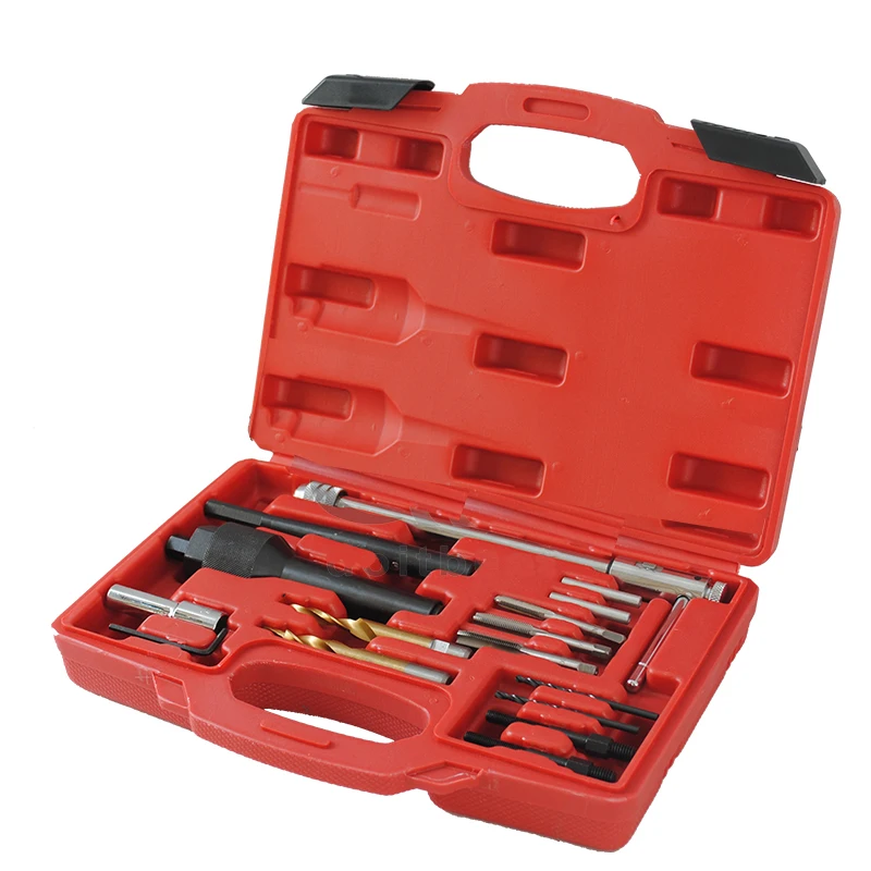 16Pcs Glow Plug Removal Set Diesel Preheating Plug Removal Tool Repair