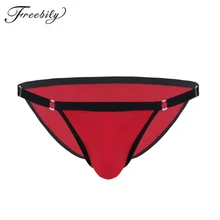 Летний купальник, мужское нижнее белье, регулируемый пояс, мягкая ткань, сплошной цвет, низкая посадка, бикини, трусы, нижнее белье для мужчин, для плавания