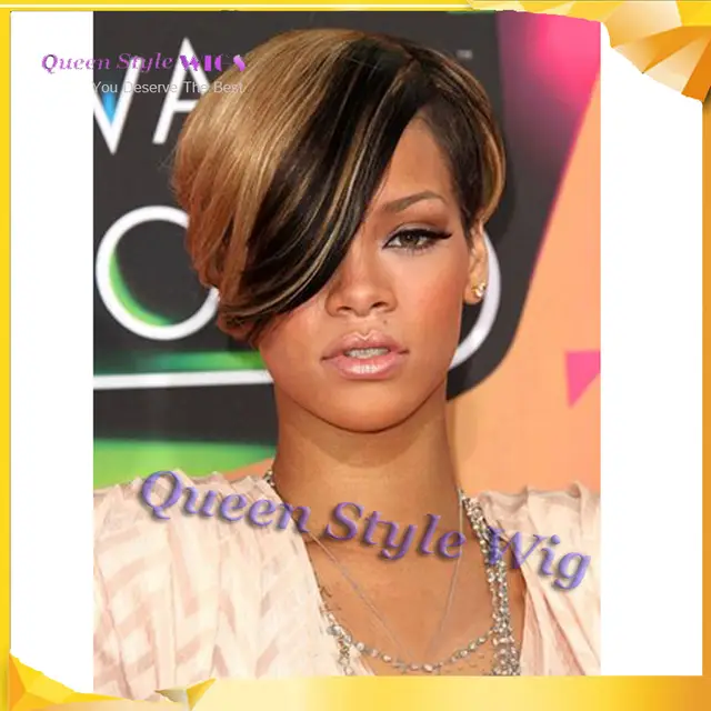 Online Shop Latest Trend Well Designed Celebrity Rihanna Hairstyle