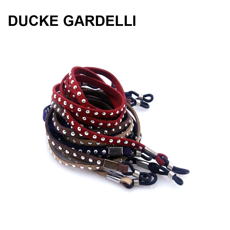Женские замшевые очки DUCKE GARDELLI с заклепками ширина 5 мм | Аксессуары для одежды