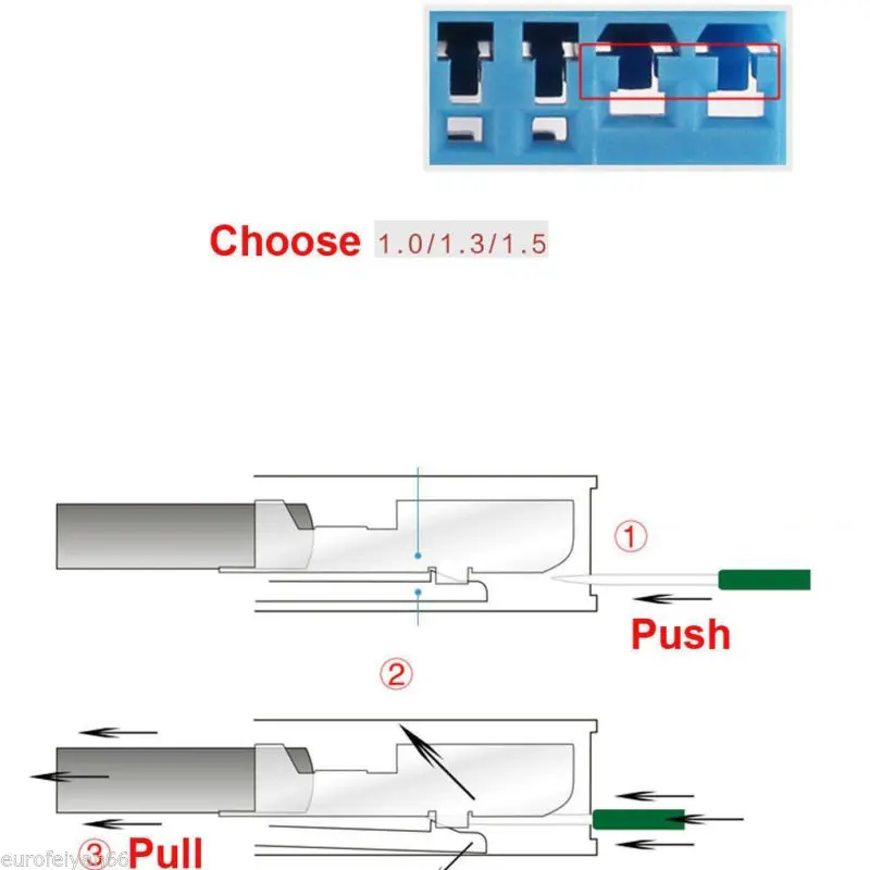 Terminal Removal Tool Car Wire Terminal Socket Pin Removal Dismount Tool