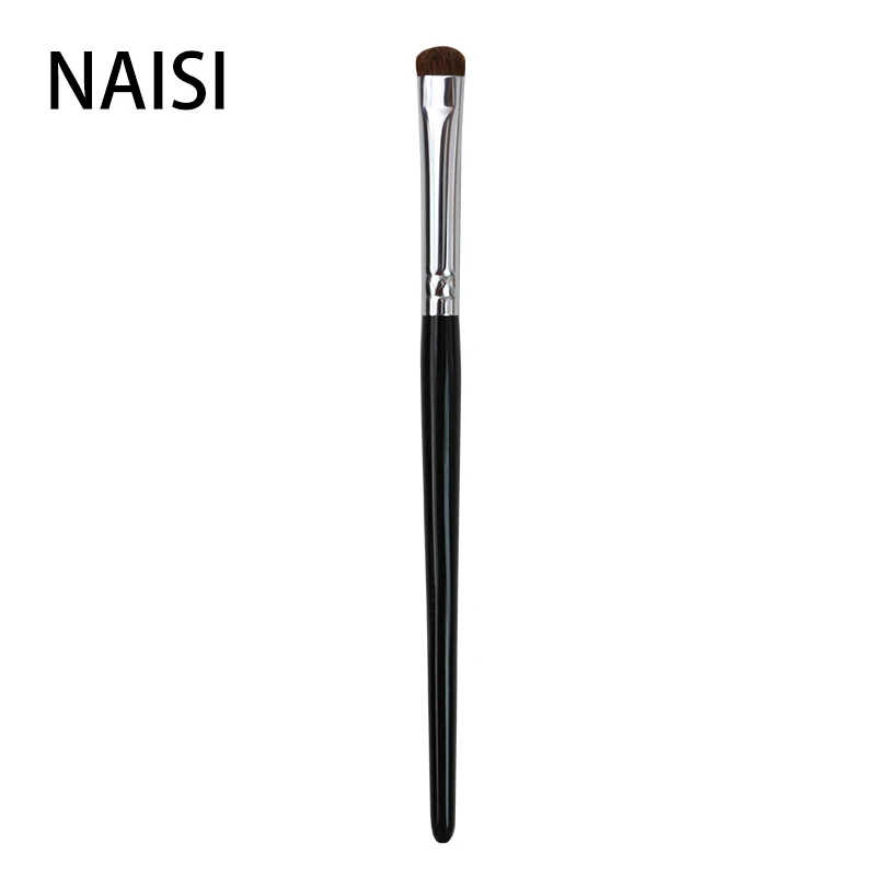

NAISI Makeup Brushes 1PCS Eyeshadow Brush Blending Eyebrow Make Up Brushes Pony Hair Synthetic Bristles Beauty Cosmetics tools18
