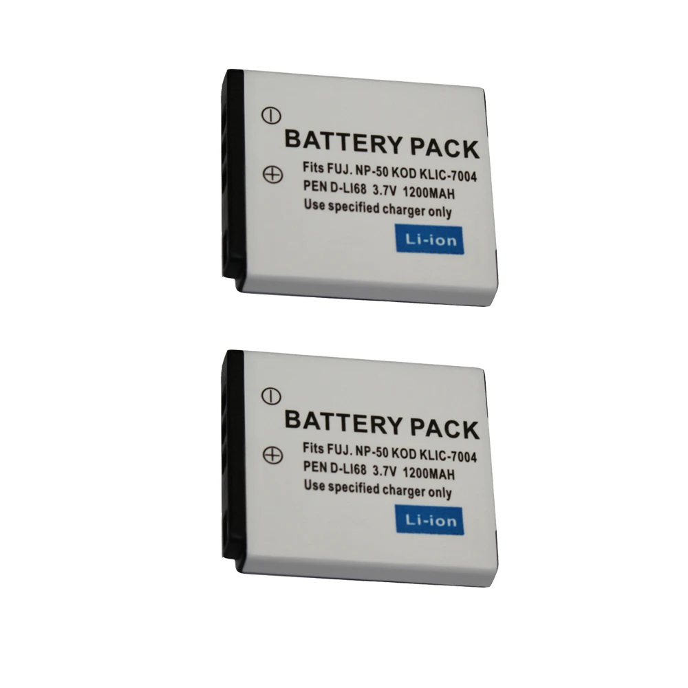 2 шт. 1200 мАч|battery np-50|battery klic-7004fujifilm x10 battery |