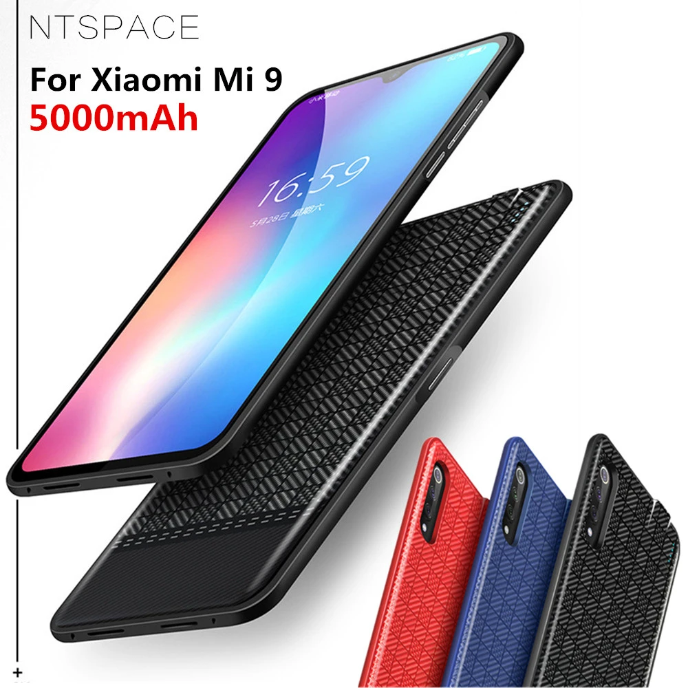 Портативное зарядное устройство NTSPACE зарядный чехол для Xiaomi Mi 9 чехлы зарядки