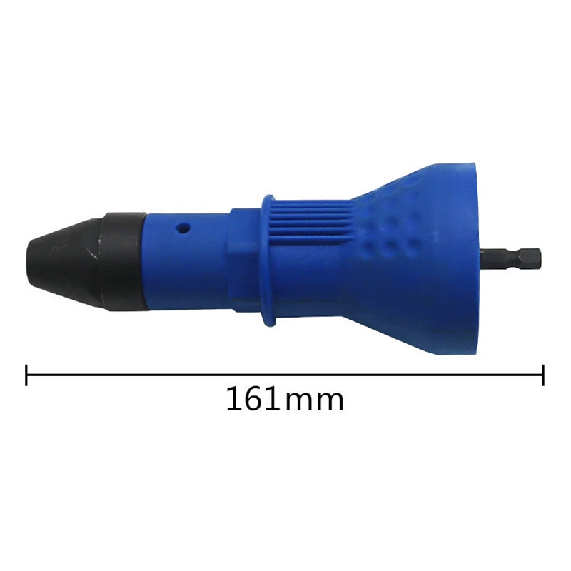 1 Набор, портативный Электрический заклепочный ореховый пистолет, инструмент для клепки, беспроводной клепальный сверлильный адаптер, вставной гайка, инструмент 2,4 мм-4,8 мм